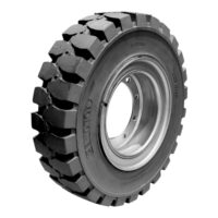 LLANTA 25X7-12 JLG E300APJ CON RIN TRACCIÓN SÓLIDA NEGRA TOPOWER