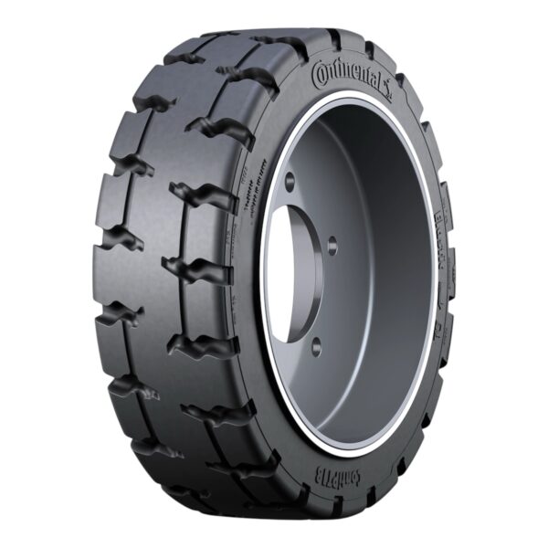 LLANTA SÓLIDA 18X6X12 1/8 CONTIPT18 ROBUST STB TRACCIÓN NEGRA CONTINENTAL