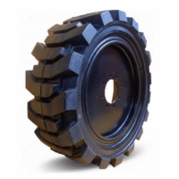 36X LLANTA SÓLIDA 36X14-24 PARA MINICARGADOR CON RIN NEGRA TOPOWER