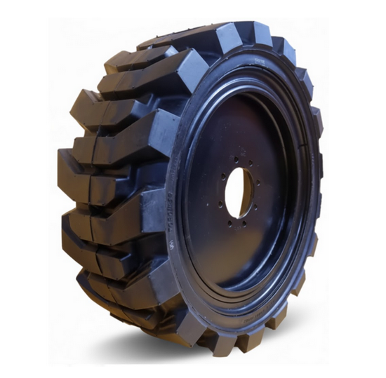 LLANTA SÓLIDA 36X14-24 PARA MINICARGADOR CON RIN NEGRA TOPOWER