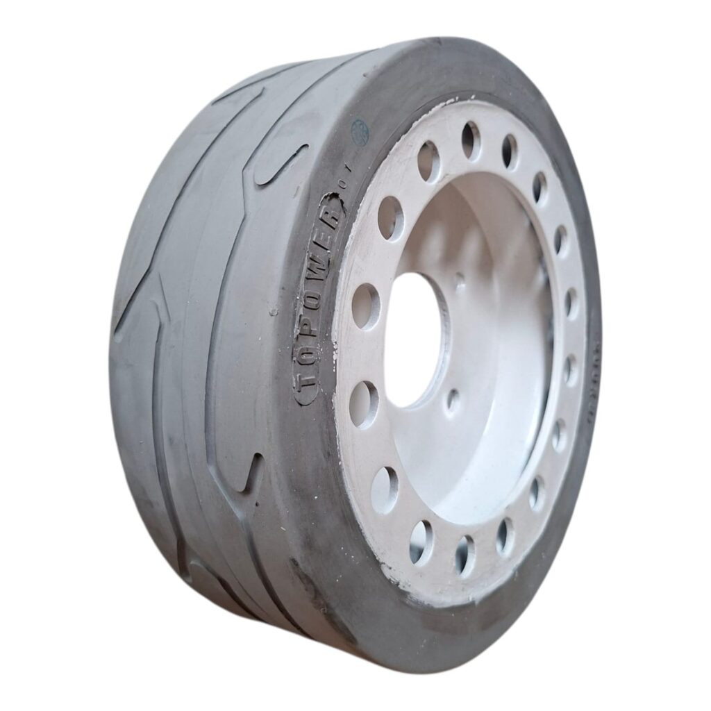 LLANTA 12X4 (200X8) NO MANCHANTE CON FRENO SKYJACK TOPOWER – Llantas ...