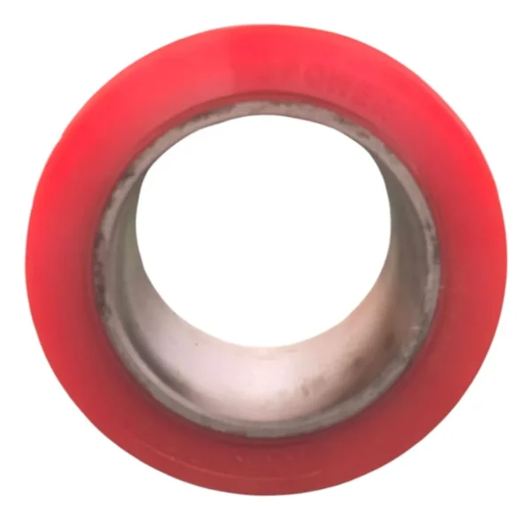 LLANTA 9X5X5 3/4 POLY ROJA TOPOWER