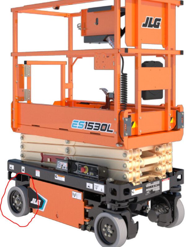 LLANTA 255X76 (10X3) DE 5 BIRLOS JLG ES1530 CLEAN TOPOWER