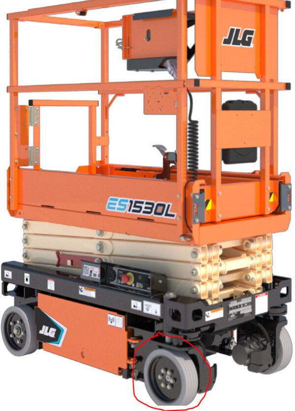 LLANTA 255X76 (10X3) DE 6 BIRLOS JLG ES1530 CLEAN TOPOWER