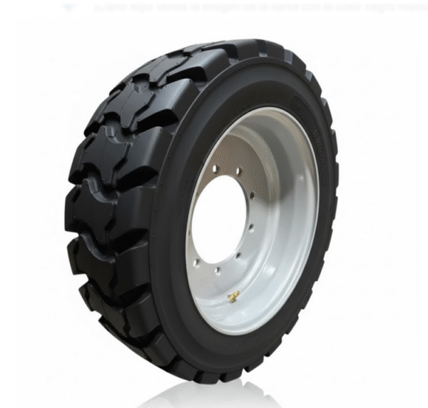 LLANTA RELLENA 240/55D17.5 TRACCIÓN NEGRA CON RIN TOPOWER