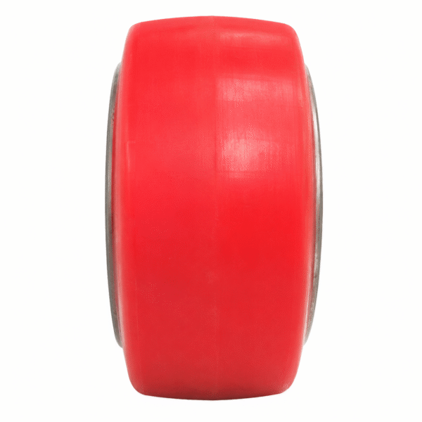 LLANTA 14X5X11 1/4 POLY ROJA TOPOWER